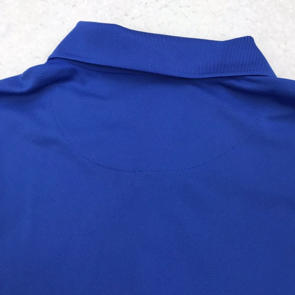 Orange Tree Golf Nike Fit Dry Polo Shirt Mens XL Blue Embroidered Logo Casual AR